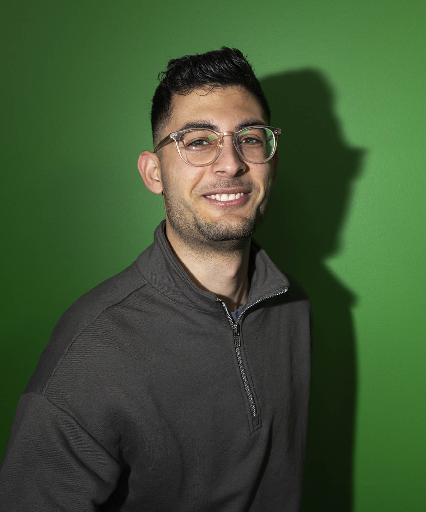 Ett porträtt på en student.