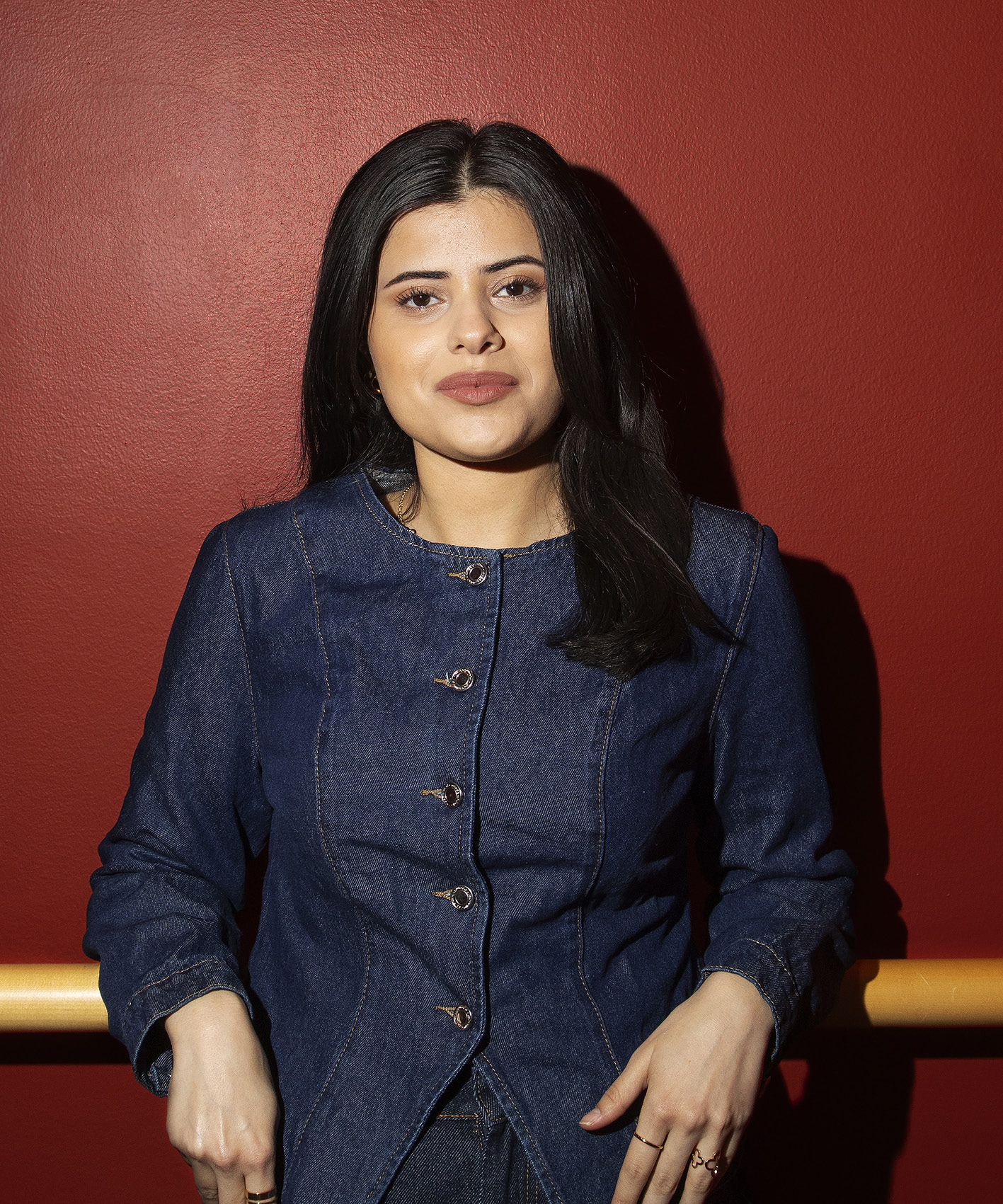 Ett porträtt på en student.