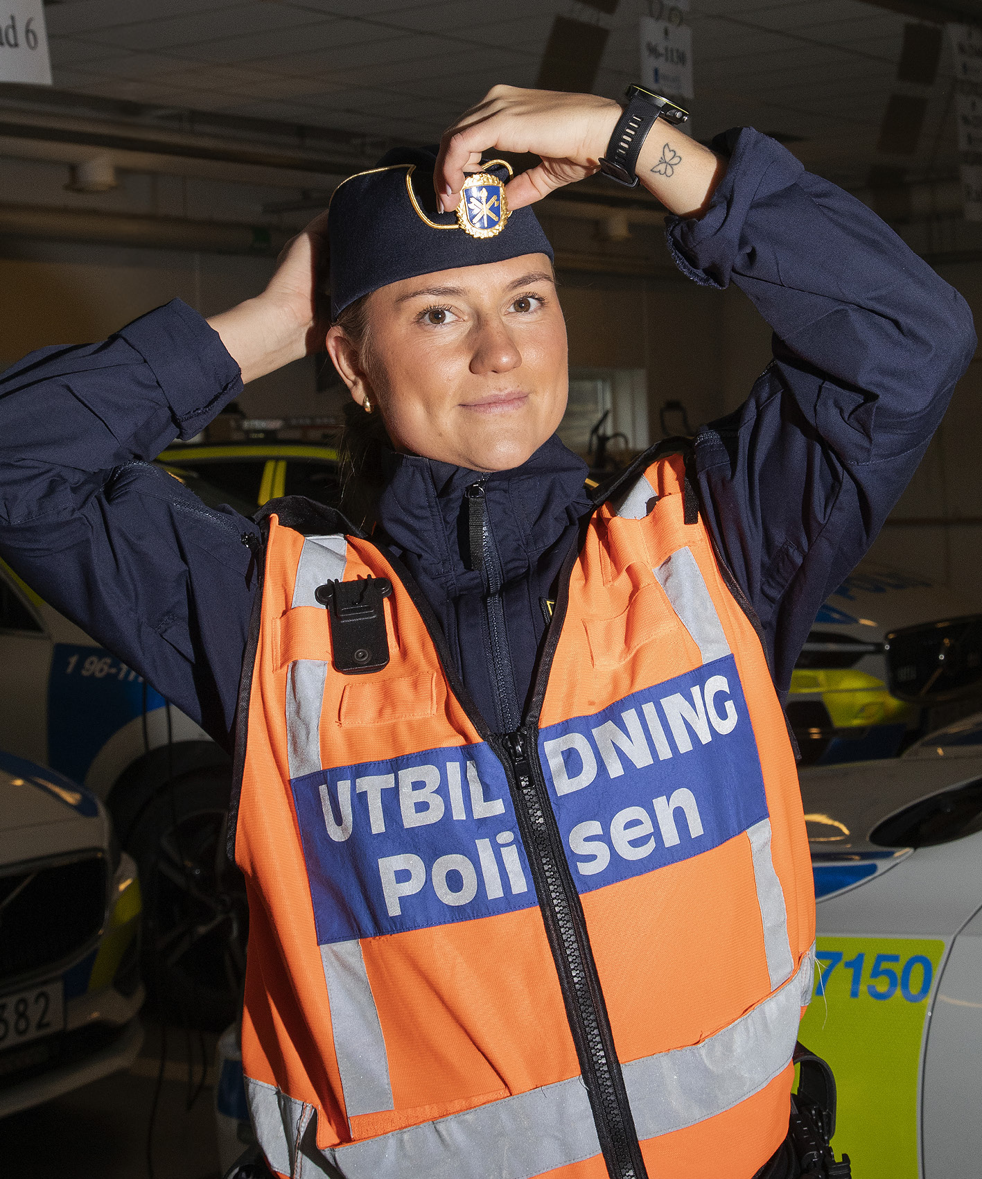 Ett porträtt på en student.