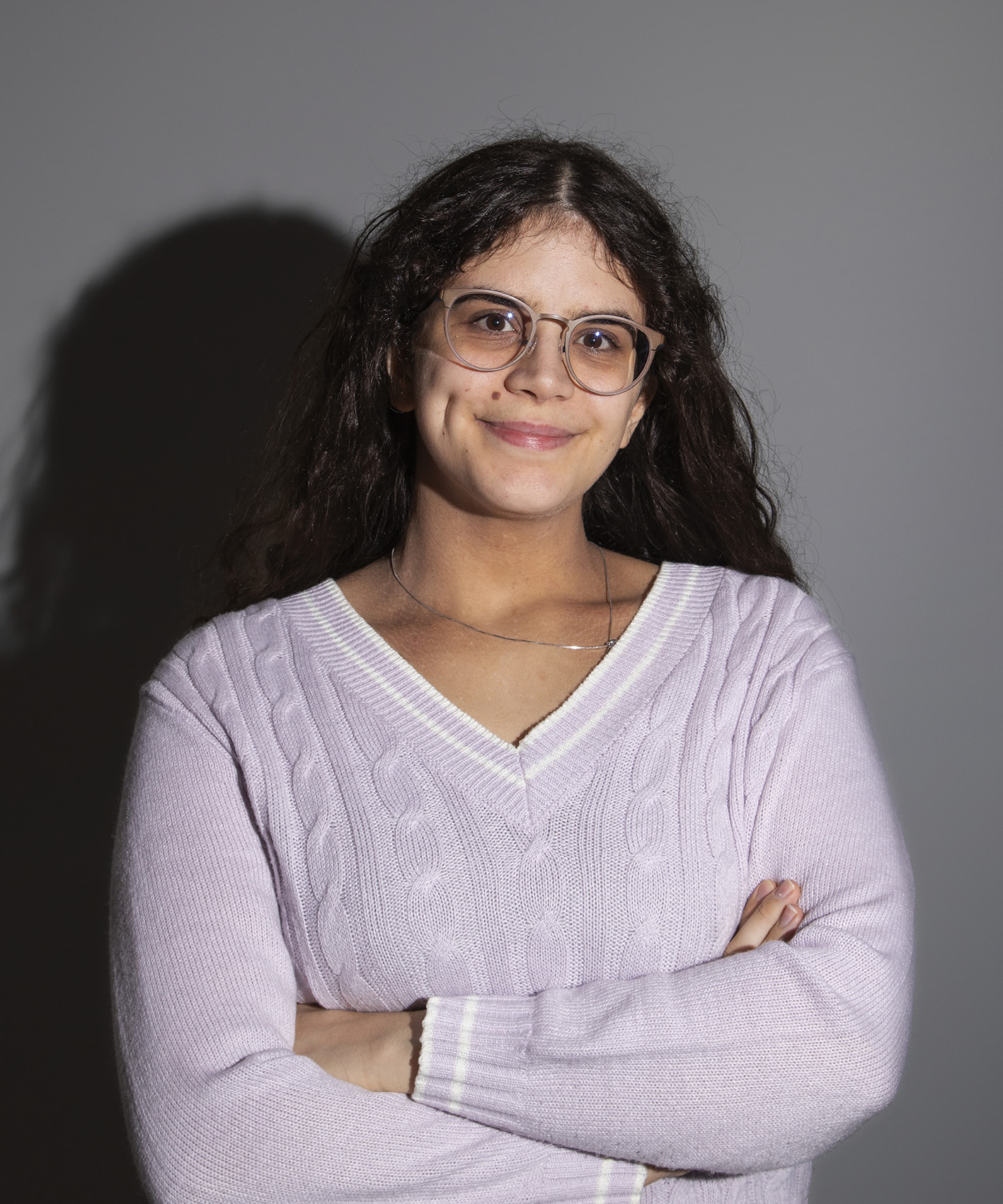 Ett porträtt på en student.