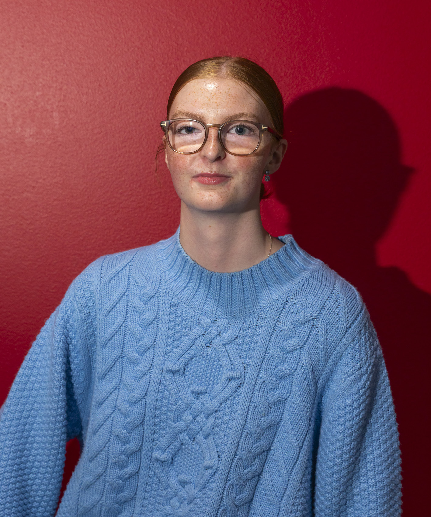 Ett porträtt på en student.