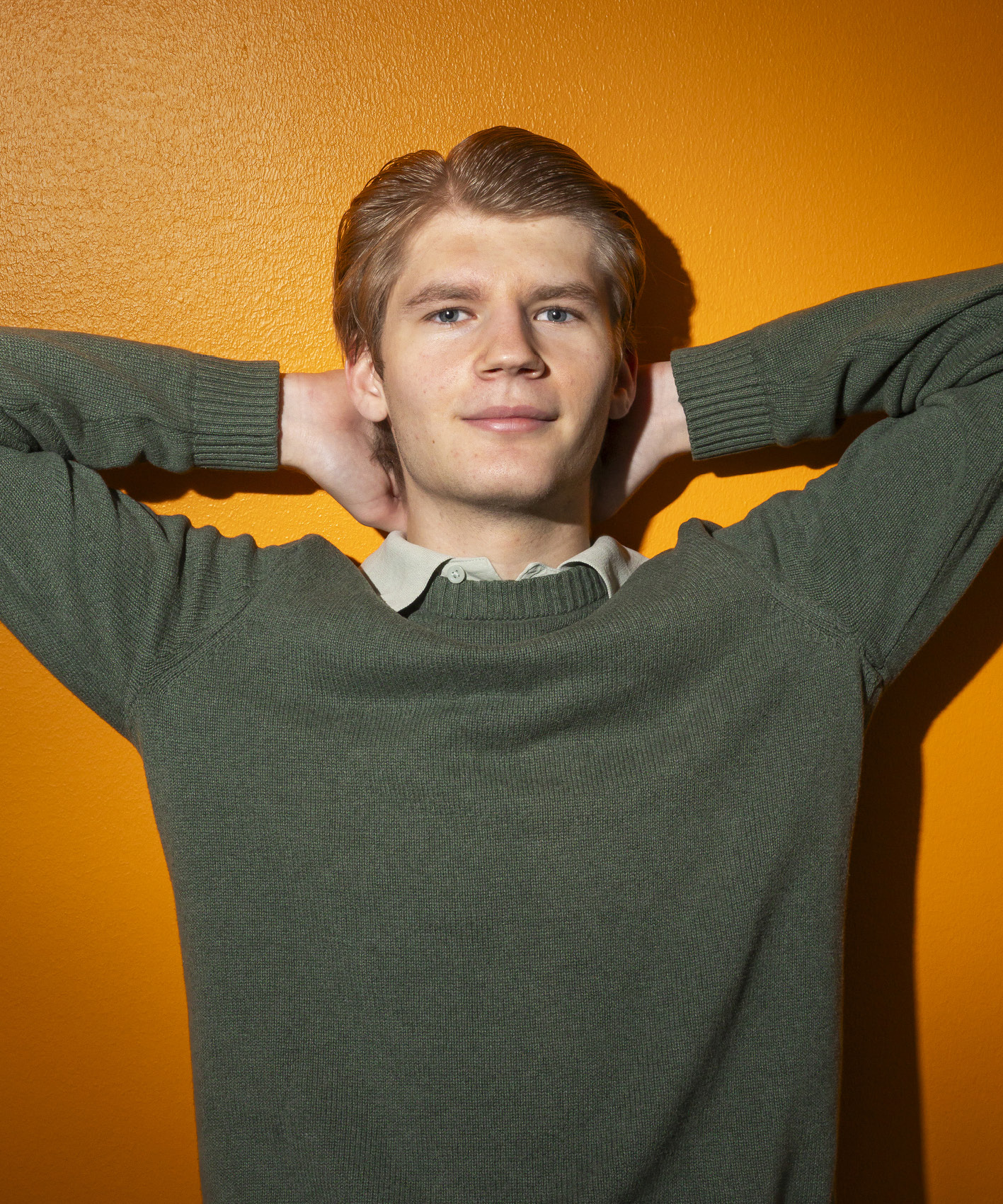 Ett porträtt på en student.