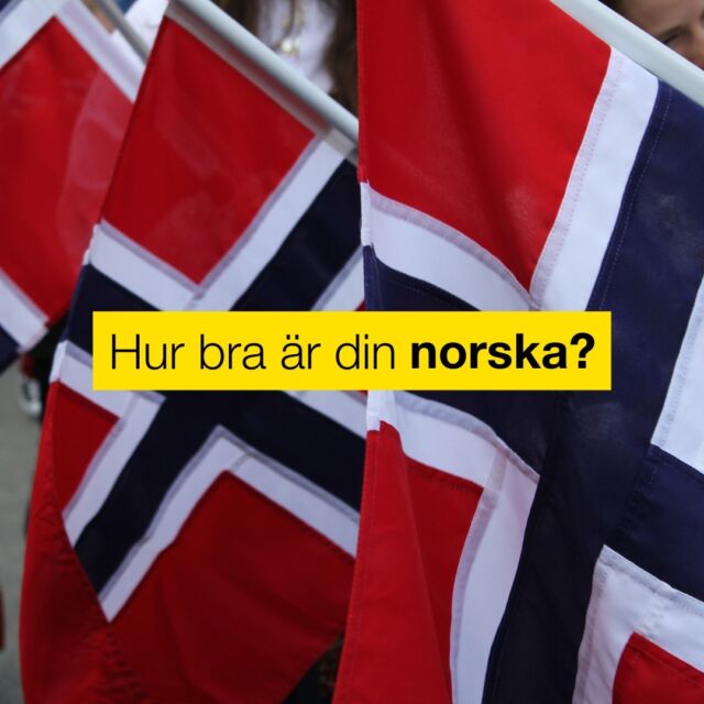 Gratulerer Norge med dagen! 
🇳🇴💙
Idag är det Norges nationaldag - och då vill vi självklart passa på att lyfta vår grundkurs i norska. På kursen får studenterna utveckla sina norska språkkunskaper i både skrift och tal. 
🎓✨
Så, för att fira denna speciella dag, låt oss ha en liten rolig utmaning! Vet du vad orden "rar", "rolig" och "artig" betyder på norska? Kommentera nedan med dina svar!
🤔🇳🇴 
PS: Rätt svar hittar du bland kommentarerna. Hur många rätt hade du? 😉