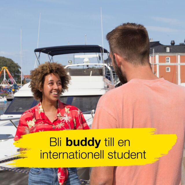 Bli buddy och hjälp en internationell student att komma tillrätta, i Kalmar eller i Växjö. Som buddy får du svara på frågor, tipsa om studentaktiviteter m.m. I gengäld får du öva din engelska, du får vänner och nya perspektiv! Läs mer om buddyprogrammet på Linnékårens hemsidan. Länk i bio!

#Buddy #Buddyprogrammet #lnu #linneuniversitetet