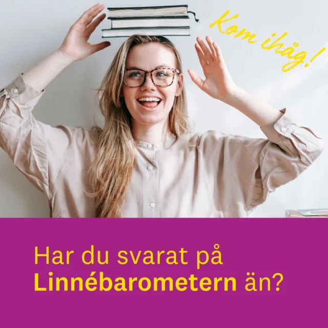 📢 Sista chansen att tycka till i Linnébarometern 2025!📢 

Har du fått enkäten i din mejl? Då hoppas vi att du tar dig tid att svara – det tar bara 15 minuter och dina svar gör faktisk skillnad. Undersökningen skickades ut i mitten av maj till 3 000 programstudenter i slutet av sin utbildning.

Nu avslutas datainsamlingen snart, och vi hoppas få in fler svar för att resultaten ska bli användbara på programnivå. Ju fler som svarar, desto bättre bild får vi av vad som funkar – och vad som kan bli bättre.

📬 Leta efter mejlet från survey@lnu.se i din @student.lnu.se-inkorg�Tipsa gärna en kursare om att svara också! 💛