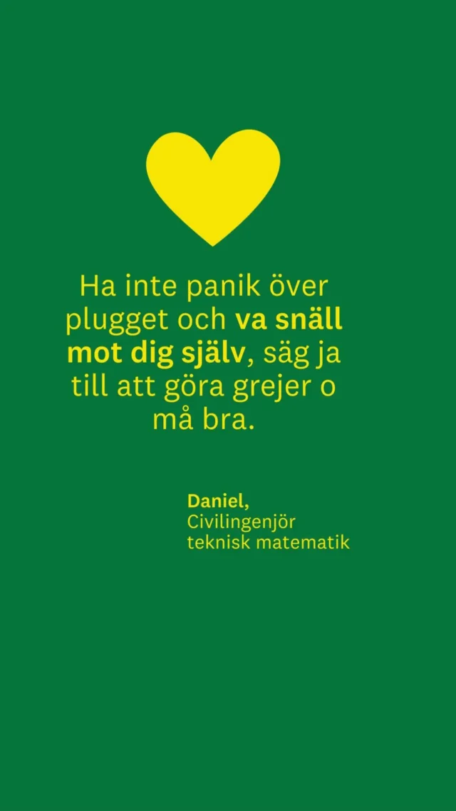 Att börja studera kan vara både spännande och överväldigande ✨ Här delar de som redan har erfarenhet med sig av sina bästa tips till dig som just har börjat. Du fixar det här!