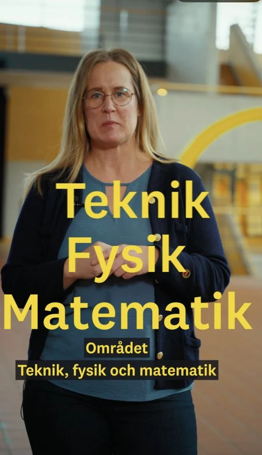 Hur ser arbetsmarknaden ut inom teknik, fysik och matematik? 📊
Här berättar vår karriärvägledare Sofie om läget inom området, framtidsutsikter och vilka möjligheter som finns efter studierna.
Är du nyfiken på var en utbildning inom teknik, fysik eller matematik kan ta dig?