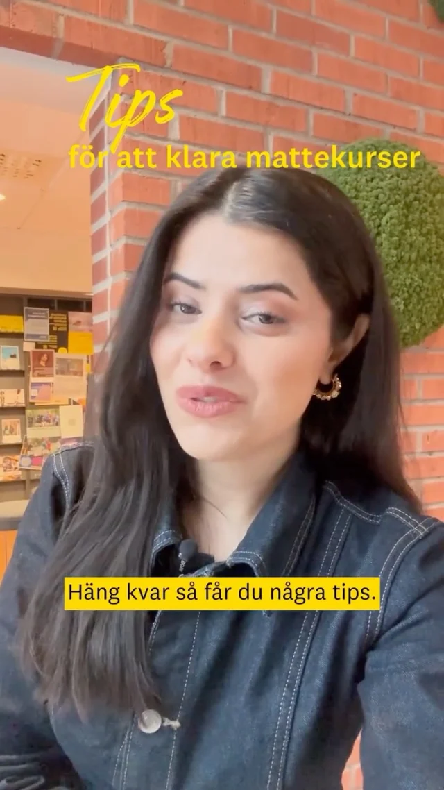 Mattekurser kan kännas tuffa.
Här är några tips från studenter som tagit sig igenom dem.
Spara till senare 💛

\Shirav - Civilingenjörsstudent i teknisk matematik