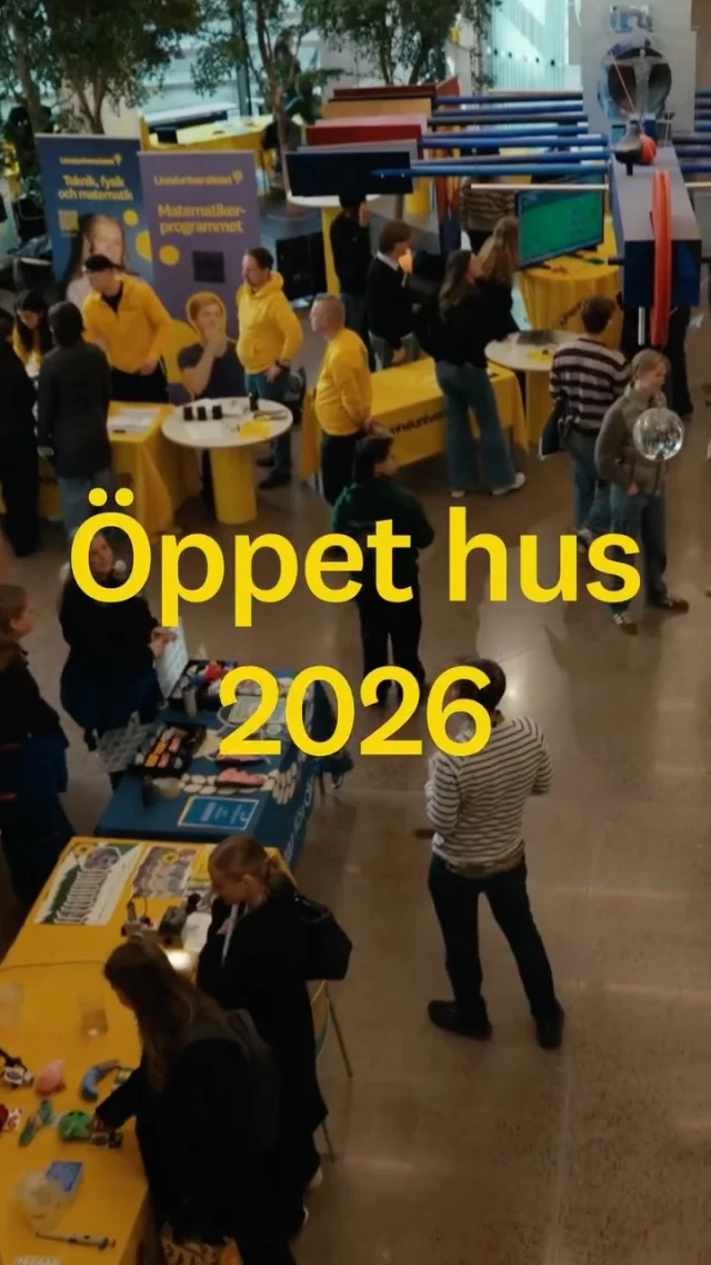 Vilka fantastiska dagar vi har haft på Öppet hus 2026 i Växjö och Kalmar! 💛

Med ett fullmatat program innehållandes allt från inspirationspass och rundvandringar till olika aktiviteter fanns det mycket att upptäcka för den som vill lära sig mer om våra utbildningar och få en känsla för livet på campus. 🧑‍🎓

Stort tack till alla er som kom och besökte oss! Vi hoppas att dagarna gav inspiration inför framtida studier och att vi får se många av er hos oss snart igen. 🫶