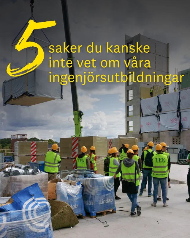 Ingenjörsutbildningar handlar om mer än att lära sig teknik.
Det handlar om att förstå hur lösningar tas fram – och hur de kan användas i verkligheten.
🔧📐
På Linnéuniversitetet finns ingenjörsutbildningar inom områden som mjukvara, AI, energi, byggteknik och maskin.
📐🧠
Swipa och se fem saker som kan vara bra att veta om hur utbildningarna är upplagda och vad studierna faktiskt innebär.