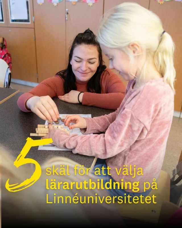 Vill du jobba med något som verkligen gör skillnad varje dag? På Linnéuniversitetet kan du utbilda dig till lärare på alla nivåer och få en unik kombination av teori, praktik och nära kontakt med skolor och förskolor.

Den här veckan dyker vi djupare in i lärarutbildning och pedagogik. Här är fem saker du borde veta redan nu.
