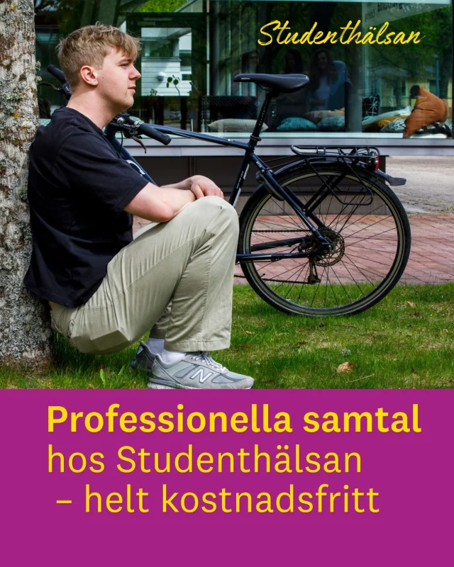 Stress, oro eller press påverkar både vardagen och studierna. När det blir för mycket kan det vara bra att ta hjälp. 💛
Hos Studenthälsan kan du få professionella samtal – helt kostnadsfritt. Du kan prata om till exempel stress, ångest, nedstämdhet, relationsproblem, koncentrationssvårigheter eller talängslan.
Ett samtal tar ungefär en timme och anpassas efter dina behov. Ibland räcker det med några få samtal, ibland behövs fler.

🤝 Tystnadsplikt
💻 Träffas på plats i Kalmar eller Växjö – eller online
📞 Återkoppling oftast inom ett dygn på vardagar

Du behöver inte må dåligt för att höra av dig – det räcker att något känns lite svårt. Ju tidigare du söker stöd, desto bättre.
📩 Vill du boka en tid?
Du hittar kontaktuppgifter på Lnu.se/studenthalsan