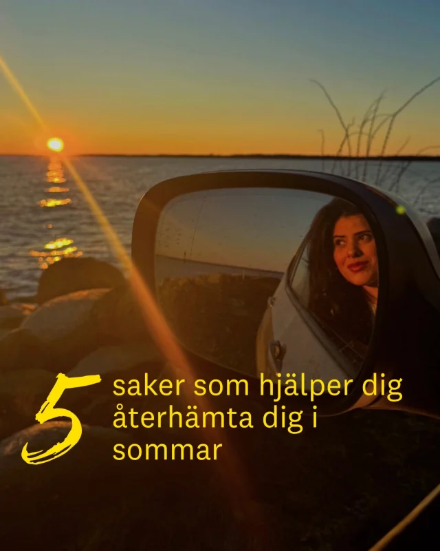 Efter en lång termin kan det vara svårt att faktiskt varva ner, även när sommaren börjar ☀️

Man kanske jobbar, pluggar eller bara känner att hjärnan fortfarande inte riktigt har landat. Därför kan det hjälpa att hitta små sätt att få in återhämtning i vardagen, utan att göra det till ännu ett måste.

Trevlig sommar! 🌼💛
\Shirav - Civilingenjörsstudent i teknisk matematik.