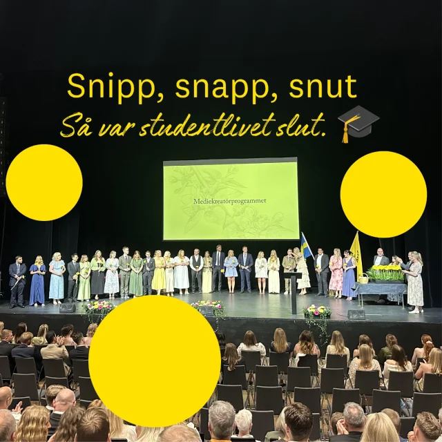 Hej,
Stort tack till alla studenter, anställda och kollegor som följt min resa under de senaste två åren. Jag har lärt mig otroligt mycket genom den här rollen och av alla människor jag mött under inspelningar och aktiviteter på campus.

I det här inlägget delar jag med mig av lärdomarna jag fått med mig från de senaste tre åren.
Ta hand om er – vi ses i framtiden. 💛💛💛
/Aziz, Sociala medie-ambassadör och alumn från Mediekreatörprogrammet