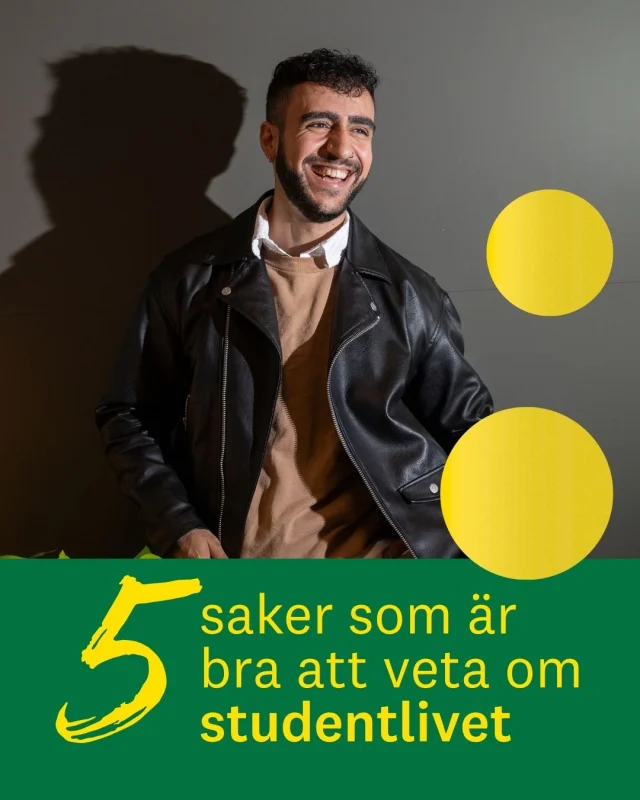 Nyfiken på hur studentlivet egentligen fungerar?

Spoiler: Ingen pluggar 8–17 varje dag, lever på perfekta matlådor och har full självdisciplin dygnet runt.

Studentlivet handlar också om nya människor, nya rutiner och om att hitta sitt eget sätt att få vardagen att fungera.

Här är fem saker som är bra att veta – och som du kanske inte har fått höra än.