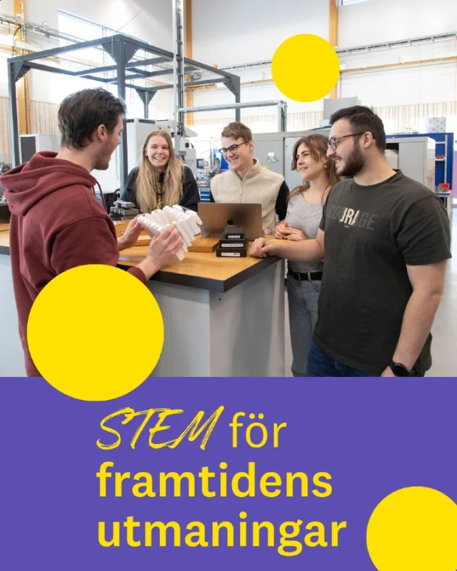 Vad kan du plugga inom STEM?
På Linnéuniversitetet finns flera utbildningar där teknik, kreativitet, problemlösning och hållbarhet möts.
Du kan till exempel läsa inom data och IT, ingenjörsvetenskap, byggteknik, teknisk matematik, elektroteknik, maskinteknik, sjöfart, skog och träteknik, design och innovation.
Under veckan lyfter vi utbildningar och forskning inom STEM vid Linnéuniversitetet – och visar hur kunskap kan användas för att förstå problem, tänka nytt och skapa lösningar för framtiden.
STEM står för science, technology, engineering and mathematics. Men framför allt handlar det om att kombinera olika perspektiv för att göra skillnad.
