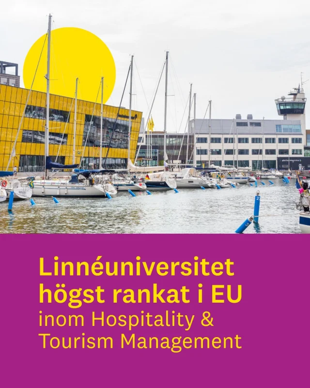 Högst rankat i EU och nummer 26 i världen!
🌍💛
Linnéuniversitetet placerar sig i toppen inom Hospitality & Tourism Management i den senaste globala ämnesrankningen från ShanghaiRanking.
Ämnesrankningen har funnits sedan 2009 och omfattar totalt omkring 2 000 universitet i cirka 100 länder och regioner, över alla ämnesområden.

– Vi blev mycket glada över att få veta att vårt fokus på kvalitet, genomslag och kapacitetsuppbyggnad har lett till det här erkännandet, säger Marianna Strzelecka, docent och verksamhetsledare för Kunskapsmiljö hållbar turism.