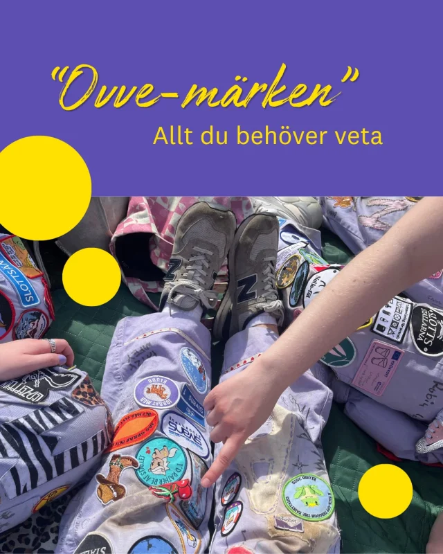 Var hittar man märkena, hur fäster man dem bäst och vilka märken får man absolut inte missa?
Här kommer en snabbintroduktion till allt du behöver veta om ovve-märken! (Eller ja, det viktigaste i alla fall)

/Linnéa, sociala medier-ambassadör <3